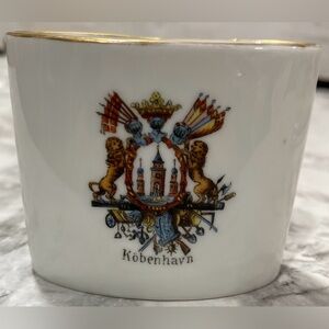 Kobenhavn Toothpick Holder 1961 Copenhagen Denmark Coat of Arms